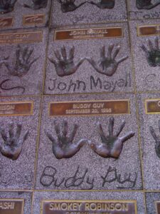 John Mayall Buddy Guy handprints blues legends legacy Walk of Fame